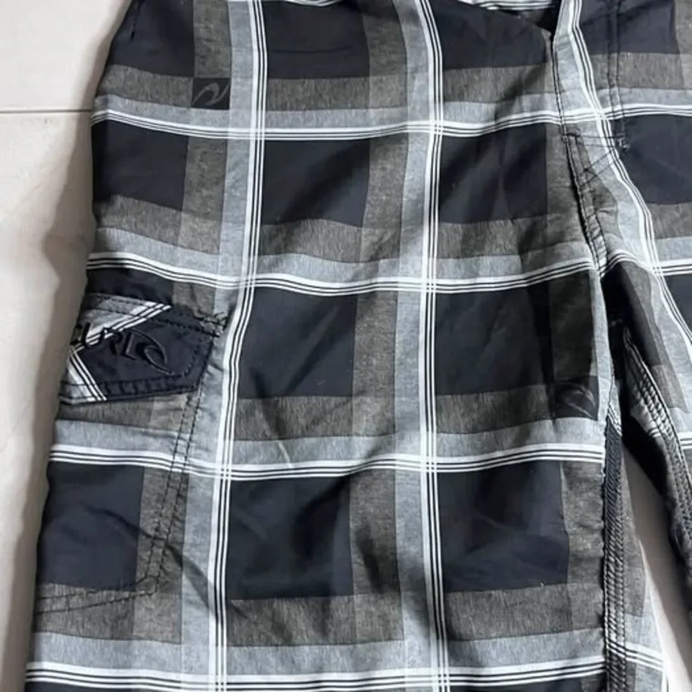 Rip Curl Plaid Board Shorts size 32